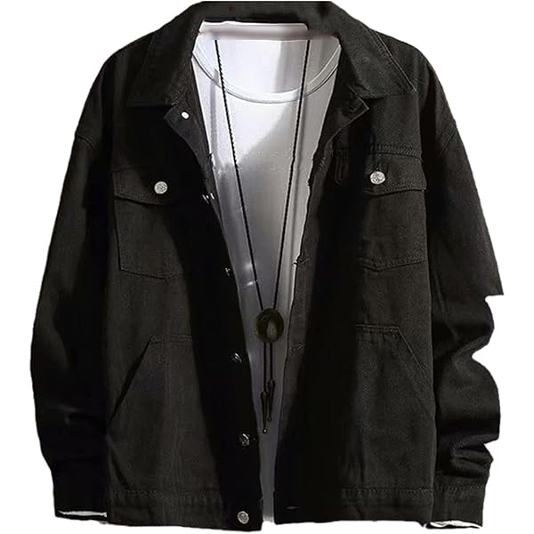 searoomlyn Denim hoodieジャケット xoxingysm Fashion Jean Hoodies Jacket Coat for Men Vintage Denim